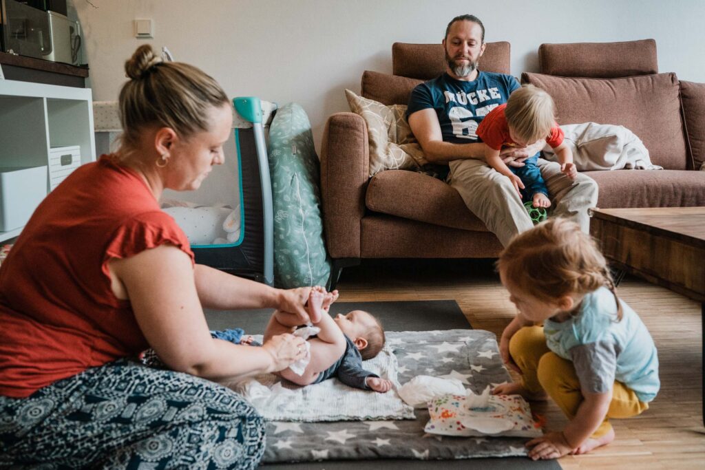 Familienshooting Bielefeld zuhause